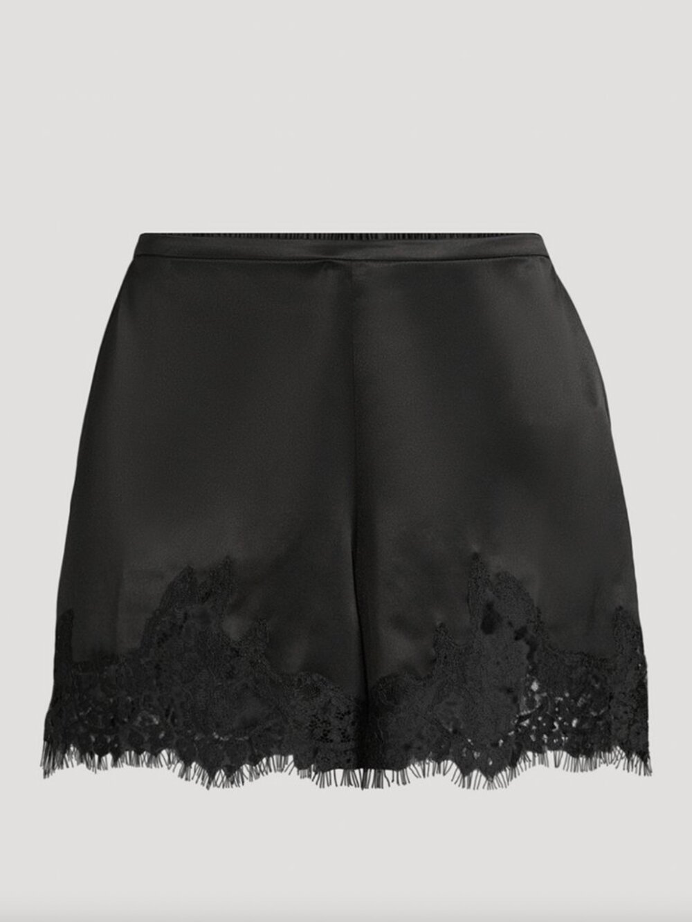 REFORMATION Fern Satin Short - Black - Size Large (NEVER WORN)